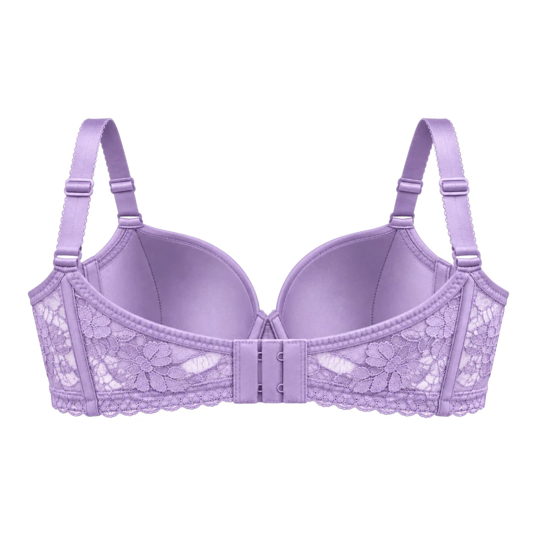 ASCETA Lace Push-Up Bra – Lavender