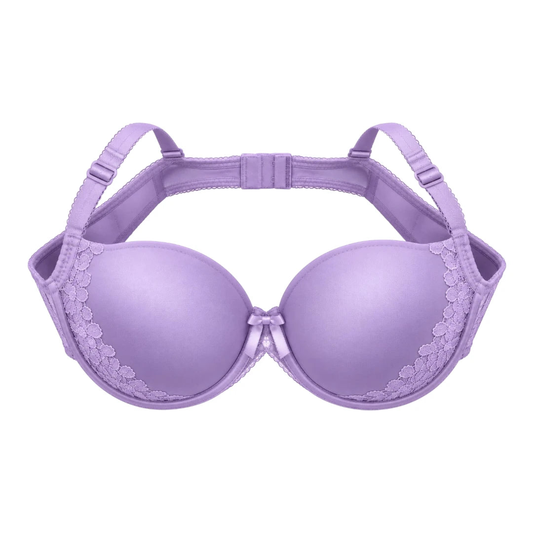 ASCETA Lace Push-Up Bra – Lavender