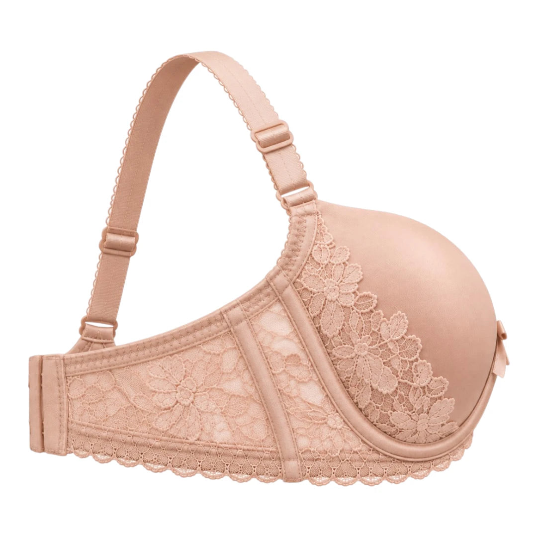 ASCETA Lace Push-Up Bra – Nude Beige