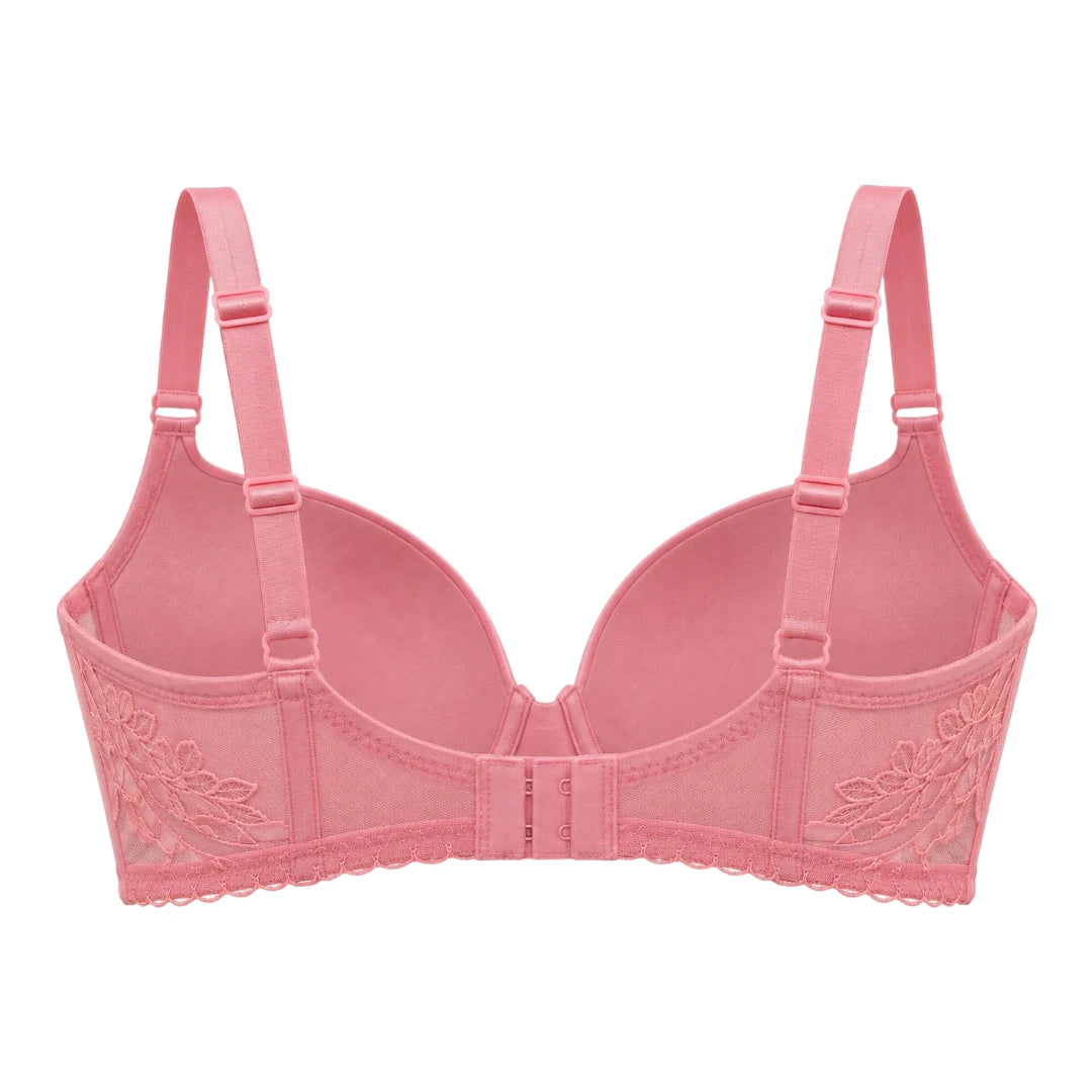 ASCETA Lace Push-Up Bra – Pink