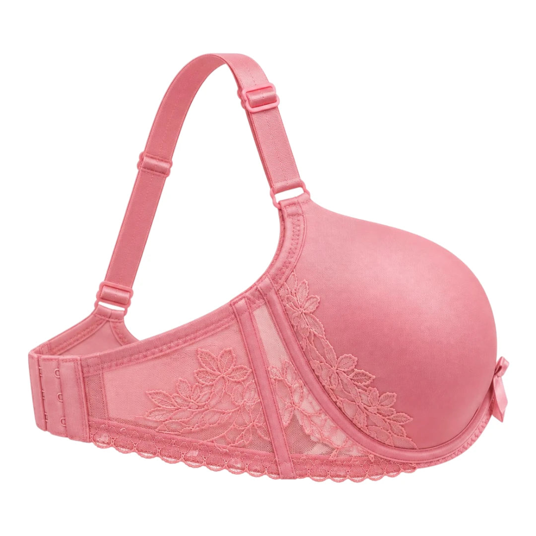 ASCETA Lace Push-Up Bra – Pink