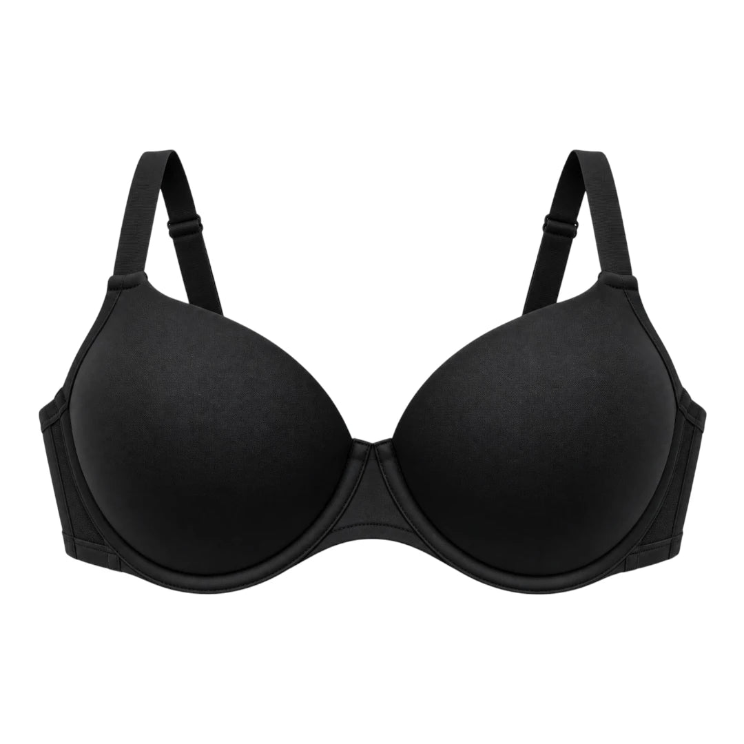 ASCETA Smooth T-Shirt Bra – Black