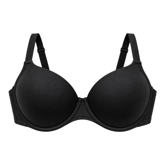ASCETA Smooth T-Shirt Bra – Black