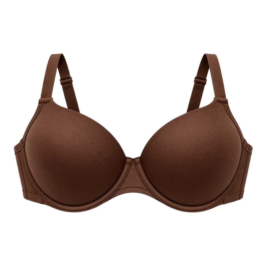 ASCETA Smooth T-Shirt Bra – Brown