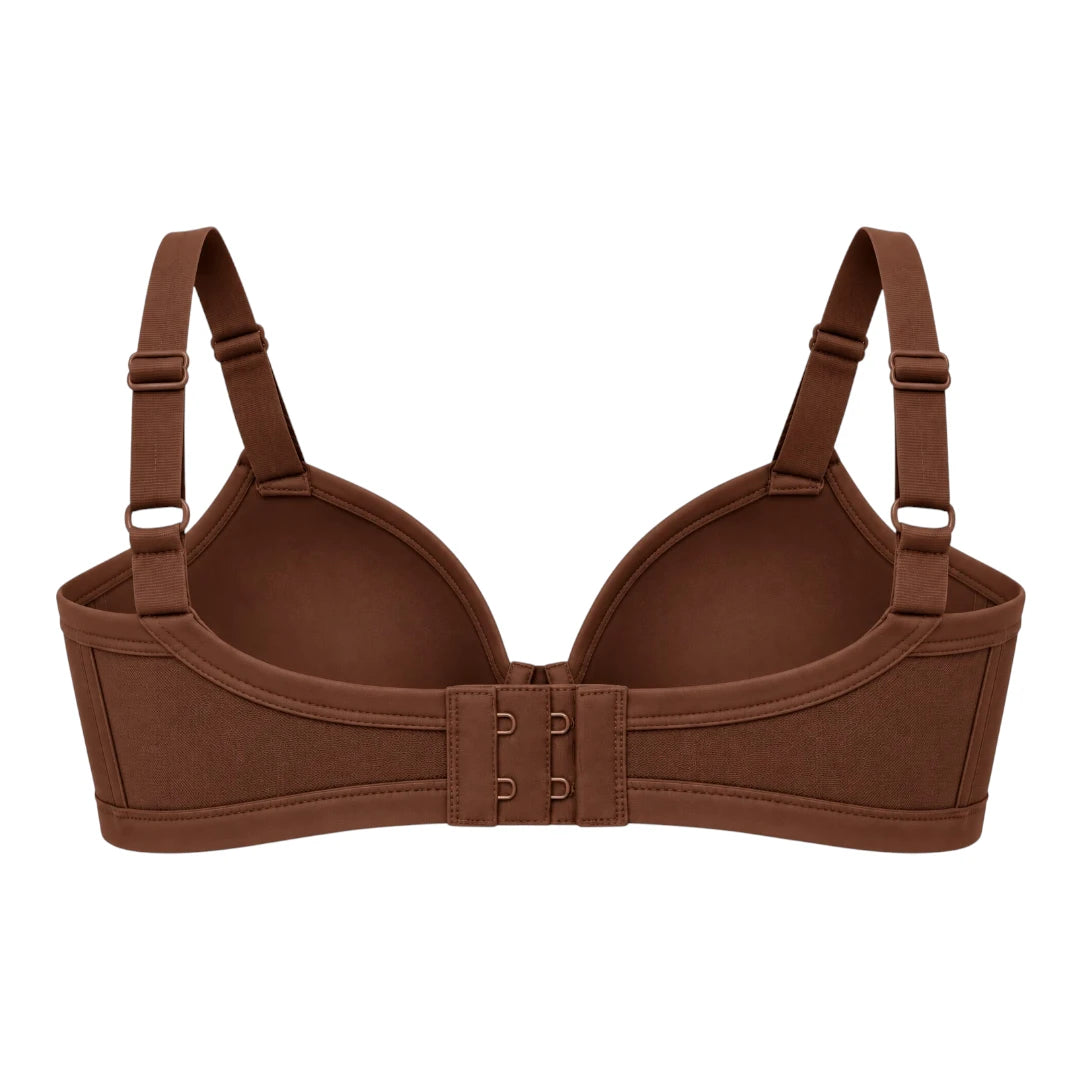ASCETA Smooth T-Shirt Bra – Brown