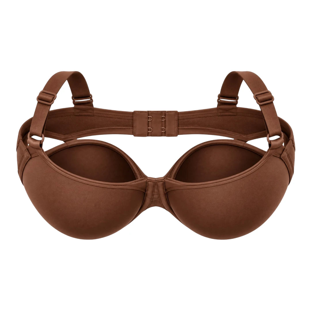 ASCETA Smooth T-Shirt Bra – Brown