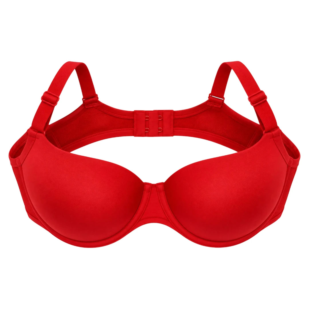 ASCETA Smooth T-Shirt Bra – Red