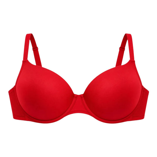 ASCETA Smooth T-Shirt Bra – Red
